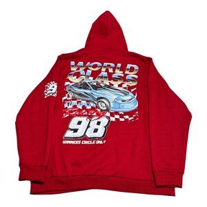 RGSTR World Class Top Sales Racing Red Hoodie Sweatshirt Adult XL